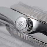 Rolex Datejust 79174G 10P Diamond Silver Ladies Watch