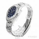 Vintage Rolex Oyster Perpetual 114200 Blue Dial Stainless Steel Men’s Watch