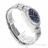 Vintage Rolex Oyster Perpetual 114200 Blue Dial Stainless Steel Men’s Watch