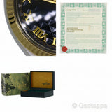 Vintage Rolex Datejust 16013 Pyramid Roman Steel & Gold Men’s Watch