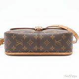 LOUIS VUITTON Monogram Canvas Solferino M42250 Shoulder Bag Brown Coated Canvas Leather Women's - Pre-Owned