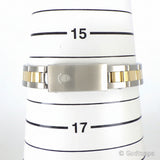 Vintge Rolex Oyster Perpetual 76183 Gold Steel Silver Dial Men’s Watch