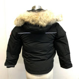 Canada Goose JASPER, Black, Size 6/7, Kids' Down Jacket, Polyester Wool, Size 6/7, Black