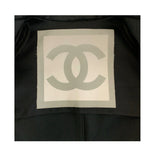 Chanel, Black, Size 34, Women's Sport Line Coco Mark Jacket, Cotton/Silk, 34, Black