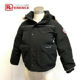 Canada Goose JASPER, Black, Size 6/7, Kids' Down Jacket, Polyester Wool, Size 6/7, Black
