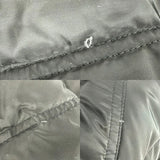 Prada, Black, Size 46, Men's Triangle Logo Hooded Down Jacket, Polyester, 46, Black