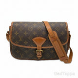 LOUIS VUITTON Monogram Canvas Solferino M42250 Shoulder Bag Brown Coated Canvas Leather Women's - Pre-Owned