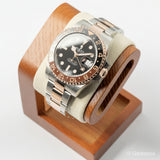 Vintage Rolex GMT-Master II 126711CHNR Everose Gold Steel Black Dial Watch