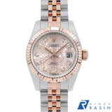 Rolex Datejust 10P Diamond 179171G Pink Engraved Computer Random - Pre-Owned