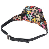 Chrome Hearts, Black/Silver/Multi, #1 SNAT PACK MULTI Cross Patch Leather Waist Bag, Leather, Black/Silver/Multi