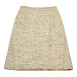 Chanel, Beige Multicolor, Size 38/36, Women's Tweed Jacket and Skirt Set, Tweed, 38/36, Beige Multicolor