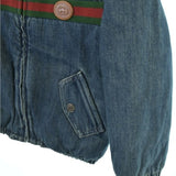 Gucci, Blue x Green x Red, Kids' Blouson, Cotton, Blue x Green x Red