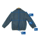 Gucci, Blue x Green x Red, Kids' Blouson, Cotton, Blue x Green x Red