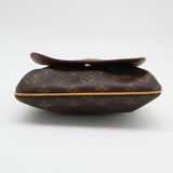 LOUIS VUITTON Monogram Musette Salsa Short M51258 Shoulder Bag Brown Coated Canvas Leather Women's - Pre-Owned