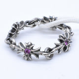 Chrome Hearts, Silver, Size 9, Chrome Hearts Jewelry Tiny E CH Plus Ruby Ring, SV925 Sterling Silver / Ruby, 5.4mm, Silver