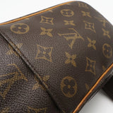 LOUIS VUITTON Monogram Pochette Gange M51870 Shoulder Bag Brown Coated Canvas Leather Men's -  Pre-Owned