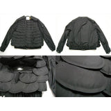 MONCLER GENIUS x NOIR KEI NINOMIYA INDIO, Black, Size 1, Women's Petal Nylon Jacket, 100% Nylon, Size 1 (S-M), Black