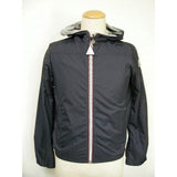 MONCLER URVILLE, Dark Navy, Size 12A, Kids Hooded Nylon Jacket, 100% Nylon, Size 12A, Dark Navy