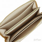 Louis Vuitton Zippy Wallet Damier Azur Nautical Leather Long Wallet White Louis Vuitton Round Zip Long Wallet LOUIS VUITTON Louis Vuitton Wallet Women's Men's Round Zip Long Wallet N40480 Brand
