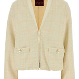 Gucci 851888ZAUB6 9777, White, Women's Suit Jacket, White