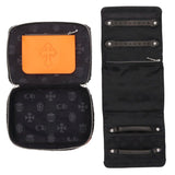 Chrome Hearts Jewelry, Black x White x Orange, 23cm x 7cm x 16cm, JEWELRY CASE, Calfskin Leather, 23cm x 7cm x 16cm, Black x White x Orange