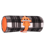 Chrome Hearts, Black x White x Orange, 19.5cm x 7cm, Chrome Hearts Jewelry Roll Case, Haircalf Leather, 19.5cm x 7cm, Black x White x Orange