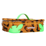 Chrome Hearts, Brown Tones x Green, 23cm x 7cm x 17.5cm, Chrome Hearts Jewelry Box, Leather Haircalf, 23cm x 7cm x 17.5cm, Brown Tones x Green