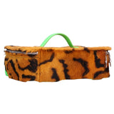 Chrome Hearts, Brown Tones x Green, 23cm x 7cm x 17.5cm, Chrome Hearts Jewelry Box, Leather Haircalf, 23cm x 7cm x 17.5cm, Brown Tones x Green