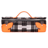 Chrome Hearts, Black x Orange x Silver, 23cm x 16cm x 7cm, Chrome Hearts Jewelry Case, Haircalf Leather, 23cm x 16cm x 7cm, Black x Orange x Silver