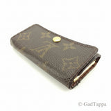 ouis Vuitton Monogram Multicle 4 Key Case, Brown, Women's, Pre-owned, High-End, Vintage