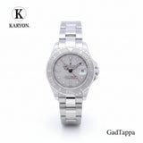 Rolex Mu Silver Pt (Platinum) SS Automatic 169622 Birthday Anniversary - Pre-Owned