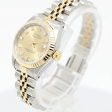 Rolex Ladies' Watch, Datejust, Silver x Gold Combination, 10P Diamonds (Old Setting), Stainless Steel x 18K Gold (K18YG), Automatic Movement, 69173G - Pre-owned