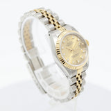 Rolex Datejust 69173G Two-Tone 10P Diamond Ladies Watch