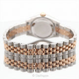 Vintage Rolex Datejust 179171G Pink Computer Dial Diamond Ladies Watch
