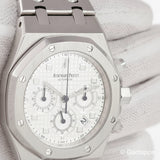 Vintage Audemars Piguet Royal Oak Chronograph 25960BC.OO.1185BC.01 in 18K White Gold with Date Display, Automatic, Silver, Men's Watch
