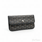 Goyard Saint Louis PM Tote Bag Herringbone Logo Pouch Black A Rank go19239gg - Pre-Owned