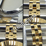 Vintage Rolex Datejust 179173G Blue Dial 10P Diamond Two-Tone Ladies Watch