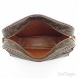 Louis Vuitton Monogram Old Nile Shoulder Bag Brown Women's Used Vintage High Brand - Pre-owned