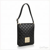 LOUIS VUITTON Damier Vernis Club Shoulder Bag Black Ladies Used Brand High Brand - Vintage
