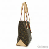 Louis Vuitton Piano Shopper, Monogram, Rindsleder, Naturleder, Braun, goldfarbene Hardware, M12095
