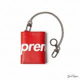 Louis Vuitton x Supreme Ketten-Portemonnaie „Rot“, M67755
