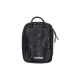 Chrome Hearts, Black, Small, EVERYDAY CARRY SM BAG Cemetery Cross Patch Leather Handbag, Leather, Small, Black