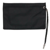 Chrome Hearts, Black/Silver, Nylon Clutch Bag with Strap, Nylon, Black/Silver