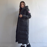Canada Goose Mystique Parka 3035W, Black, Women's Long Down Coat, Black