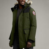Canada Goose Erickson Parka 9513M, Black Military Green Northern Night, Sizes XS/S/M, Men's Down Jacket, Polyester Cotton Nylon Down Feather, Sizes XS/S/M, Black Military Green Northern Night
