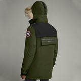 Canada Goose Erickson Parka 9513M, Black Military Green Northern Night, Sizes XS/S/M, Men's Down Jacket, Polyester Cotton Nylon Down Feather, Sizes XS/S/M, Black Military Green Northern Night