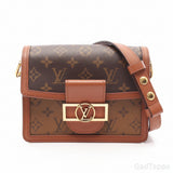 Louis Vuitton Dauphine Mini Monogram Reverse Shoulder Bag, Women's Bag M44580 - Vintage