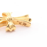 Chrome Hearts, Gold, 0.9cm x 1.5cm, Chrome Hearts Jewelry CH Cross Baby Fat Pendant Top, 22K Gold, 9mm x 15mm, Gold