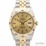 Rolex Datejust T-series Men's Watch 16233 - Pre-Owned