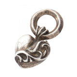 Chrome Hearts, Silver Tone, Chrome Hearts Jewelry HEART CHARM Pendant Top, Sterling Silver 925, Silver Tone